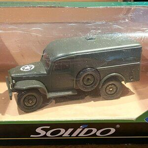 Vtg Solido Dodge WC 54 Les Militaires Collection 1 Model Truck 1/50 Scale